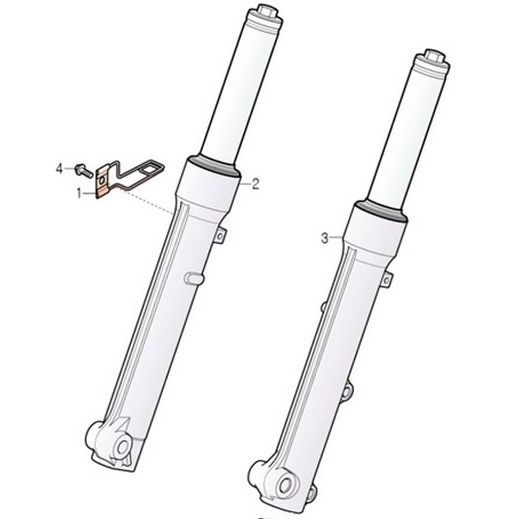 DAELIM YC125 (DL125ARM) ON AMORTISOR SAG #DL125-ARM F0902
